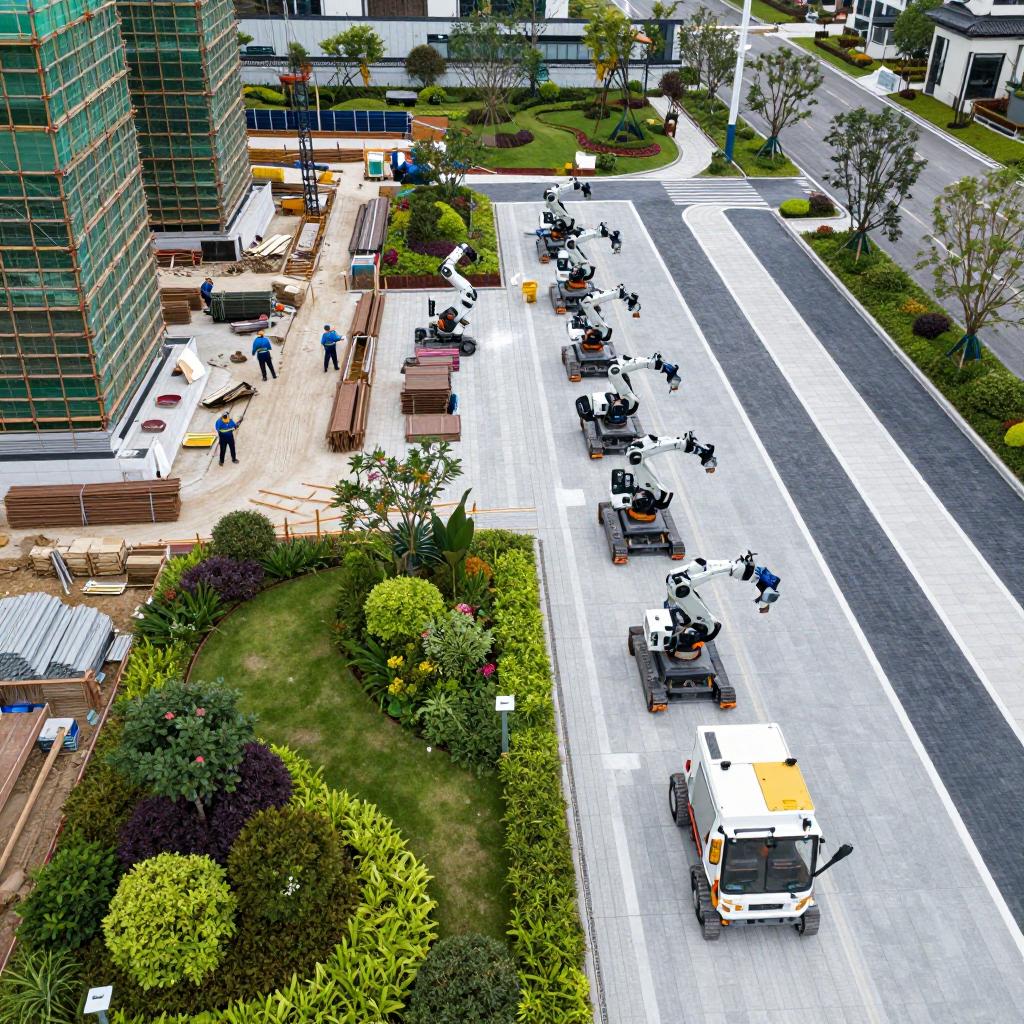 【景观施工行业升级:从泥泞工地到数字绿洲的惊天逆袭】 【景观施工行业升级:从泥泞工地到数字绿洲的惊天逆袭】第二张图