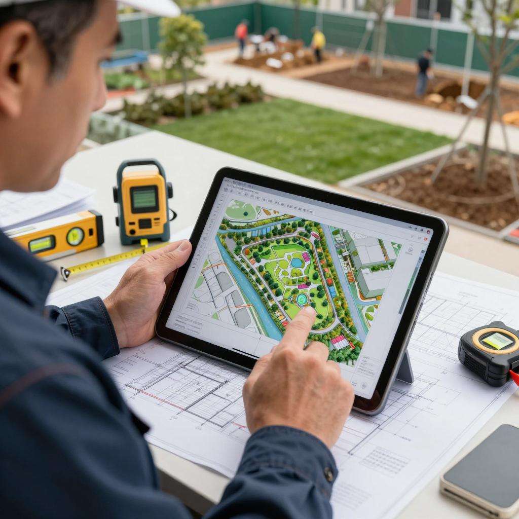 【景观施工行业升级：从泥泞工地到数字绿洲的惊天逆袭】第二张图