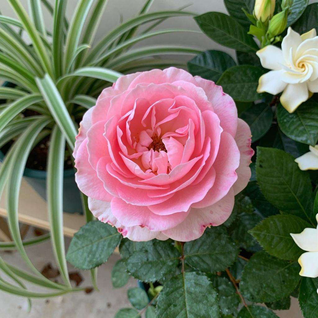 适宜在居室内栽种的花卉植物，月季能吸收有害气体第一张图