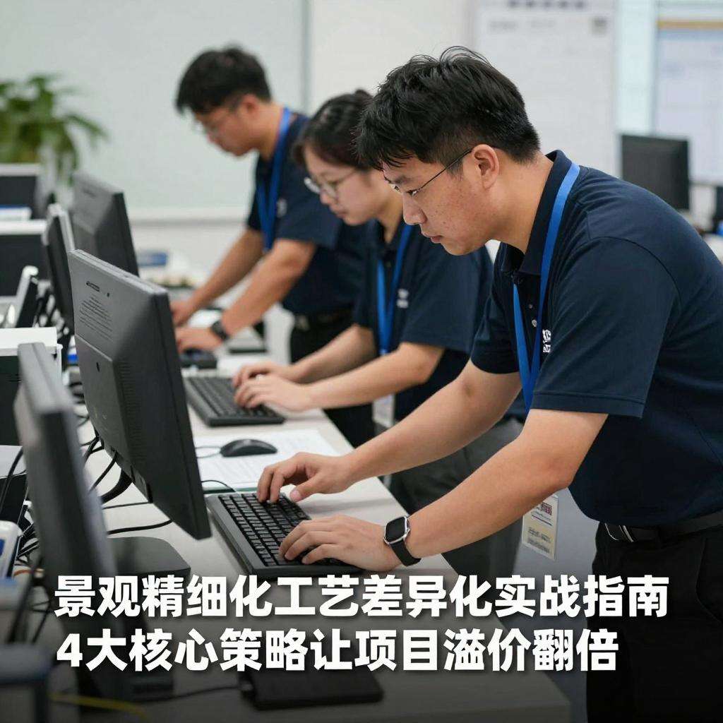 【景观精细化工艺差异化实战指南：4大核心策略让项目溢价翻倍】第一张图