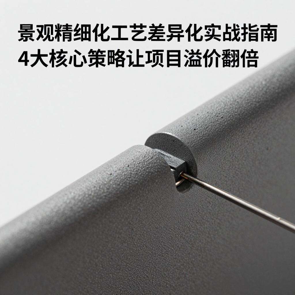 【景观精细化工艺差异化实战指南：4大核心策略让项目溢价翻倍】第二张图